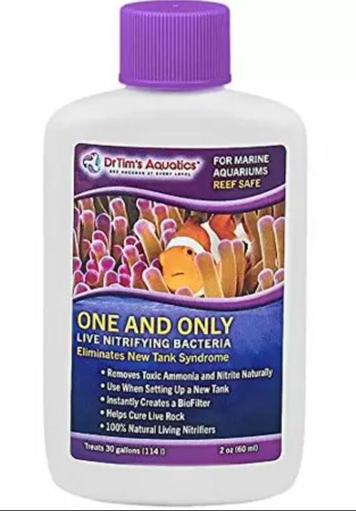 Dr. Tim's Aquatics One & Only Live Nitrifying Bacteria for Reef Aquarium 2 fl. oz