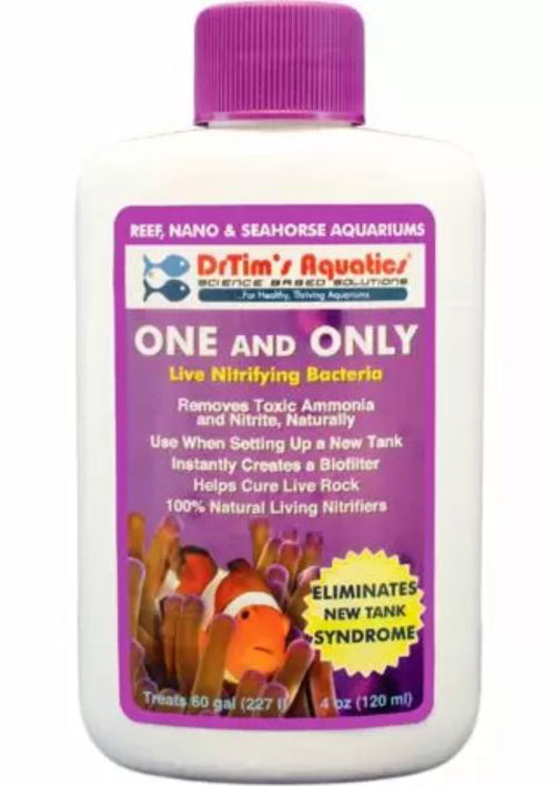Dr. Tim's Aquatics One & Only Live Nitrifying Bacteria for Reef Aquarium 4 fl. oz