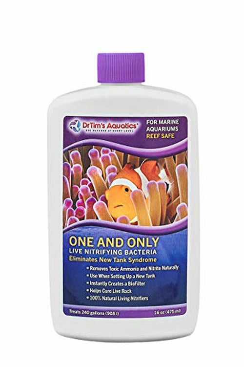 Dr. Tim's Aquatics One & Only Live Nitrifying Bacteria for Reef Aquarium 16 fl. oz