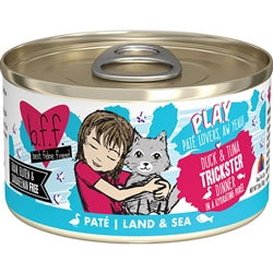 BFF Cat Play Duck & Tuna Trickster Duck & Tuna Dinner 2.8oz. (Case Of 12)