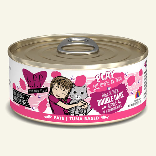 BFF Cat Play Tuna & Duck Double Dare Dinner 5.5oz. (Case Of 8)