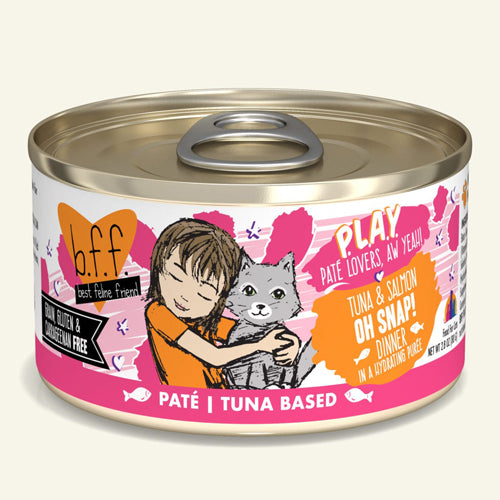 BFF Cat Play Tuna & Salmon Oh Snap Dinner 5.5 oz. (Case Of 8)