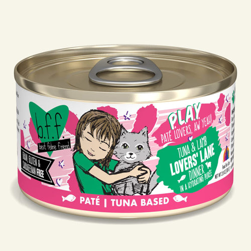 BFF Cat Play Tuna & Lamb Lovers' Lane Dinner 2.8oz. (Case Of 12)