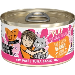 BFF Cat Play Tuna & Salmon Oh Snap! Dinner 2.8oz. (Case Of 12)