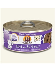 Weruva Cat Pate Meal or No Deal! Chicken & Beef Dinner 5.5oz. (Case Of 8)