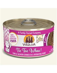 Weruva Cat Pate Tic Tac Whoa! Tuna & Salmon Dinner 3oz (Case Of 12)