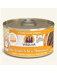 Weruva Cat Pate Who wants to be a Meowionaire Chicken & Pumpkin Dinner 3oz. (Case Of 8)