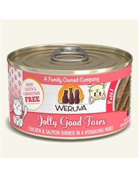 Weruva Cat Pate Jolly Good Fares Chicken & Salmon Dinner 3oz. (Case Of 8)