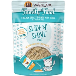 Weruva Cat Pates Family Food Chicken Breast Dinner with Tuna 5.5oz (Case Of 12)