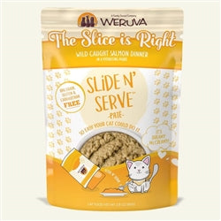 Weruva Cat Pates The Slice is Right Wild Caught Salmon Dinner 5.5oz. (Case Of 12)