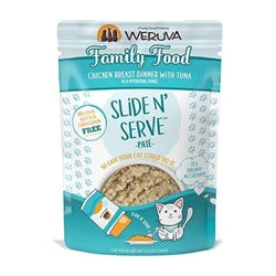 Weruva Cat Pates Family Food Chicken Breast Dinner with Tuna 2.8oz. (Case Of 12)