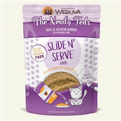 Weruva Cat Pates The Newly Feds Beef & Salmon Dinner 2.8oz. (Case Of 12)