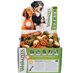 Whimzees Brusheez Medium 75 Count Bulk Box