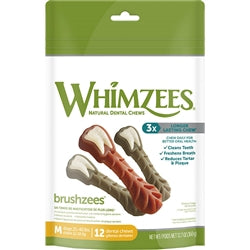 Whimzees Brushzees  Medium 12.7 Oz. Bag