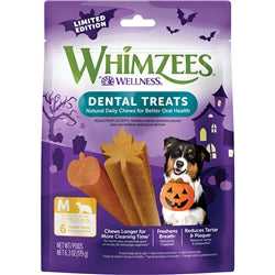 WHIMZEES DOG FALL VALUE BAG MEDIUM 6.3OZ 6 COUNT(CASE OF 6)