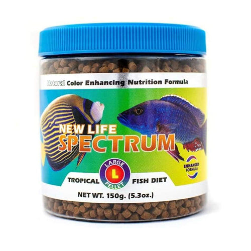 New Life Spectrum Tropical Sinking Pellets Fish Food 5.3 oz Regular