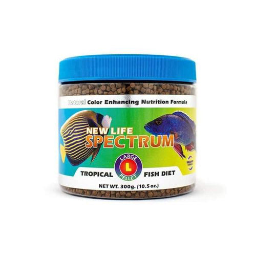 New Life Spectrum Tropical Sinking Pellets Fish Food 10.5 oz Regular