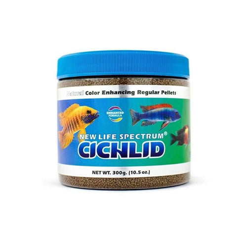 New Life Spectrum Cichlid Sinking Pellets Fish Food 10.5 oz Regular