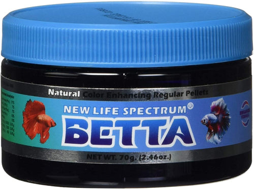 New Life Spectrum Betta Pellets Fish Food 2.46 oz Regular