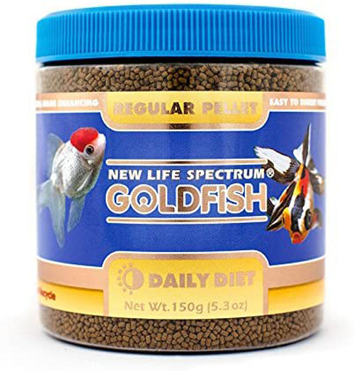 New Life Spectrum Goldfish Pellets Fish Food 5.3 oz Large