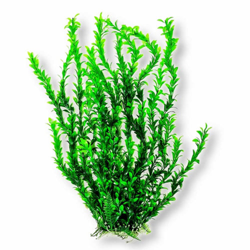 Aquatop Bushy Aquarium Plant with Weighted Base Light Green 26 in