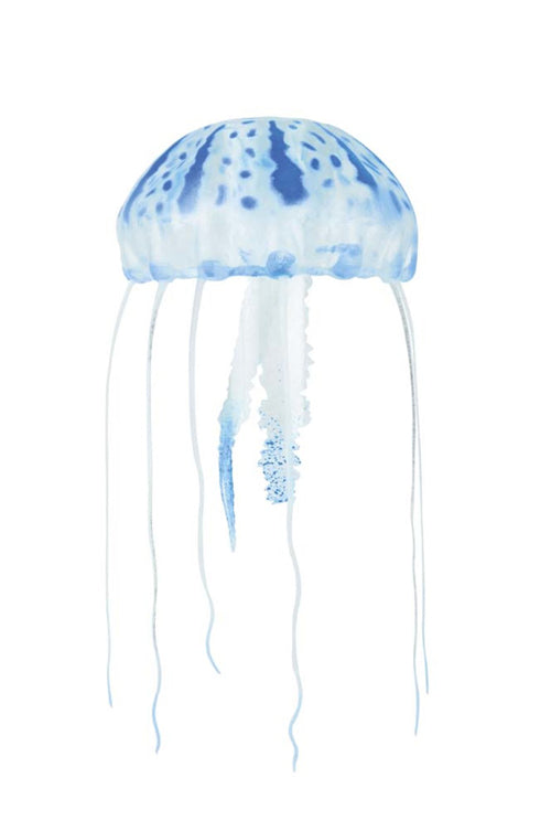 Aquatop Floating Jellyfish Aquarium Ornament Blue, 1ea/4 in, 1 pk