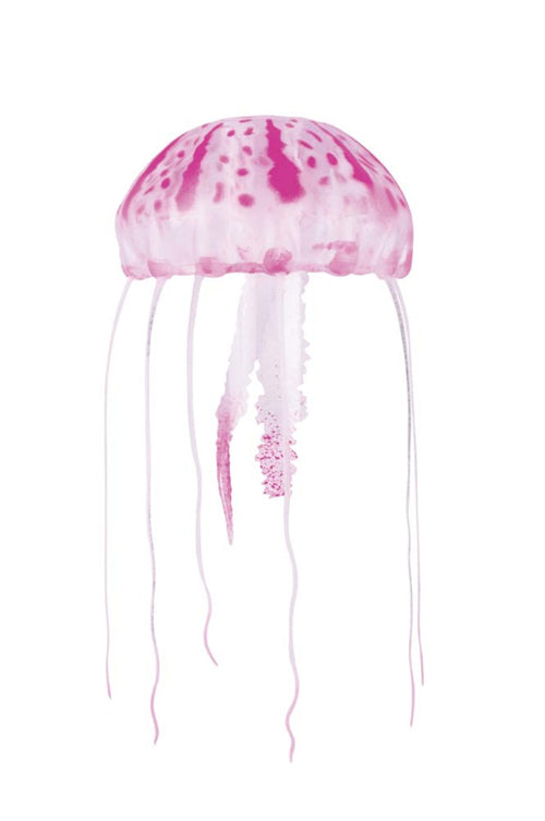 Aquatop Floating Jellyfish Aquarium Ornament Pink, 1ea/4 in, 1 pk