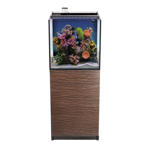 Aquatop Recife ECO Aquarium Kit with Stand Brown, Clear, 1ea/24 gal