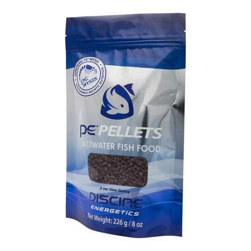 Piscine Energetics Pellets Saltwater Fish Food 8 oz