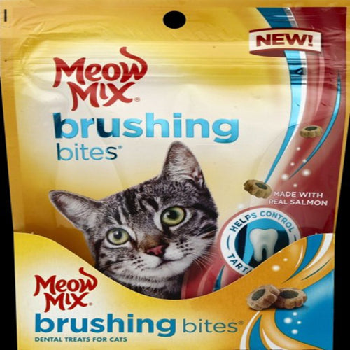 Meow Mix Brushing Bites Salmon 2.25Oz