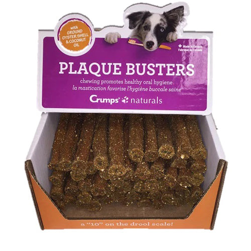 Crumps Natural Dog Plaque Buster 7inch Bulk Display