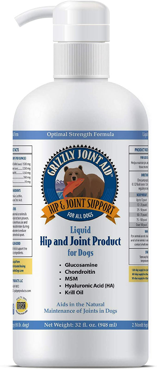 Grizzly Dog Joint Aid Liquid 16Oz