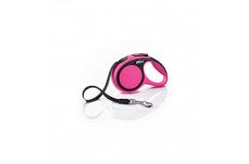 Flexi Comfort Retractable Tape Dog Leash Pink 10 ft Extra-Small