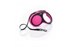 Flexi Comfort Retractable Tape Dog Leash Pink 16 ft Medium