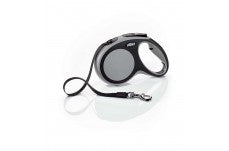 Flexi Comfort Retractable Tape Dog Leash Grey 16 ft Medium