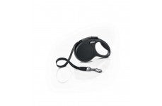 Flexi Classic Retractable Tape Dog Leash Black 10 ft Extra-Small