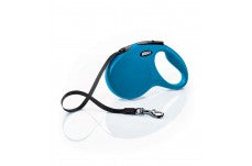 Flexi Classic Retractable Tape Dog Leash Blue 16 ft Medium