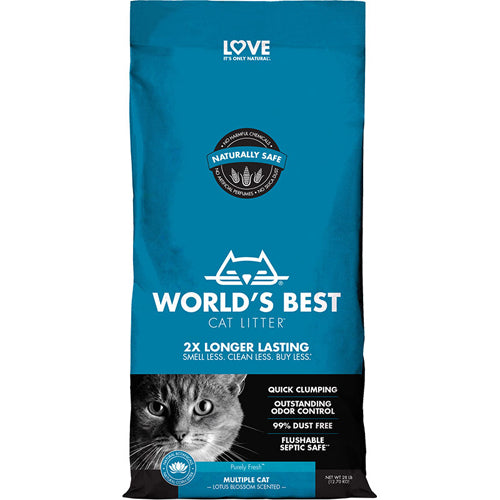 World Best Cat Multi Cat Lotus 28Lb