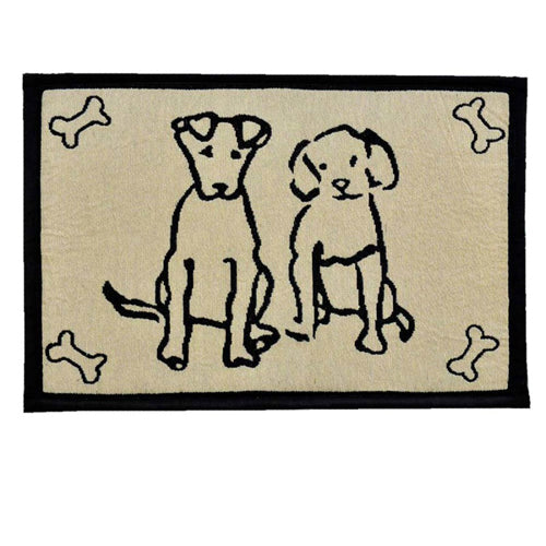 Loving Pets Fashion Mat Pals Tan, Black 1Ea