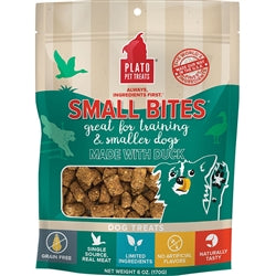 Plato Dog Small Bites Grain Free Duck 6Oz