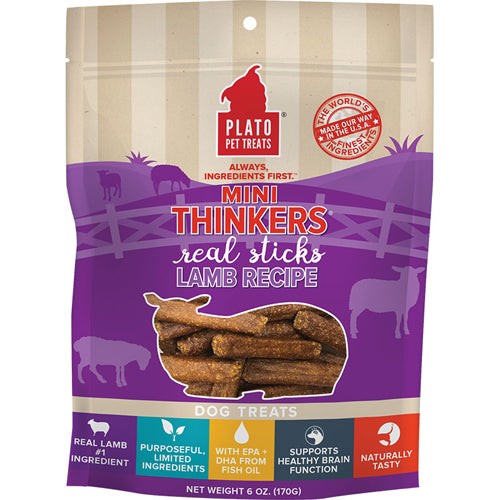 Plato Dog Mini Thinkers Lamb 6Oz