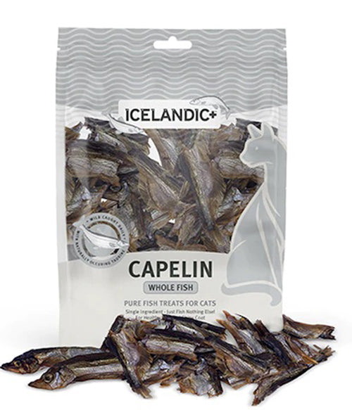 Icelandic+ Capelin Whole Fish & Pieces Cat Treat 1.5Oz Bag