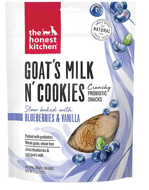 The Honest Kitchen Dog Goat's Milk N' Cookies Blueberry 8oz.