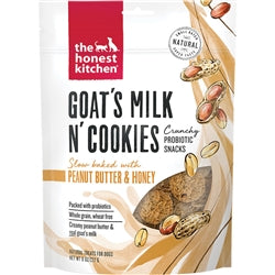 The Honest Kitchen Dog Goat's Milk N' Cookies Peanut Butter & Honey 8oz.