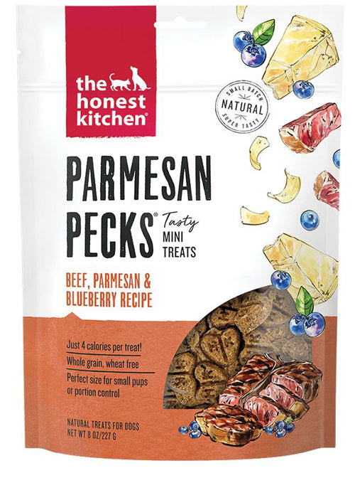 The Honest Kitchen Dog Parmesan Pecks Beef & Blueberry 8oz.