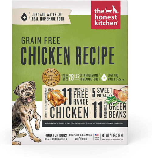 The Honest Kitchen Dog Grain-Free Chicken 7lbs. Box