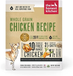 Honest Kitchen Dog Whole Grain Chicken 7lbs. Box.