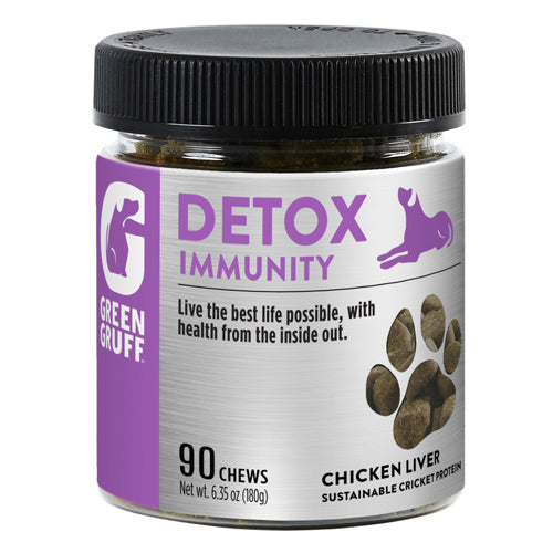 Green Gruff Detox Immunity Dog Supplements 1ea/90 ct