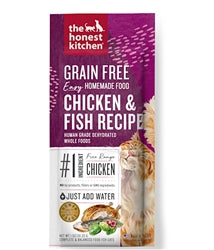 Honest Kitchen Cat Grain Free Dehydrated Chicken Whitefish 1Oz 10Pk