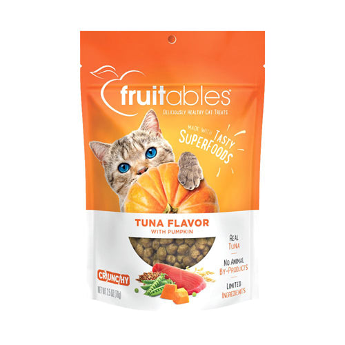 Fruitables Limited Ingredient Crunchy Cat Treats
Tuna w/Pumpkin, 1ea/2.5 oz